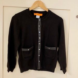 Cynthia Steffe black cardigan